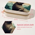 thumbnail image 5 of Sea Lion Velvet Portable Jewelry Display Stand and Organizer with Removable Compartment - Gift, 5 of 7