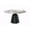 Medium Grey, variant on LeisureMod Prynn Mid-Century Modern 60" Round Dining Table with Sintered Stone Top and Black Pedestal Base for Kitchen and Dining Room (Light Grey)
