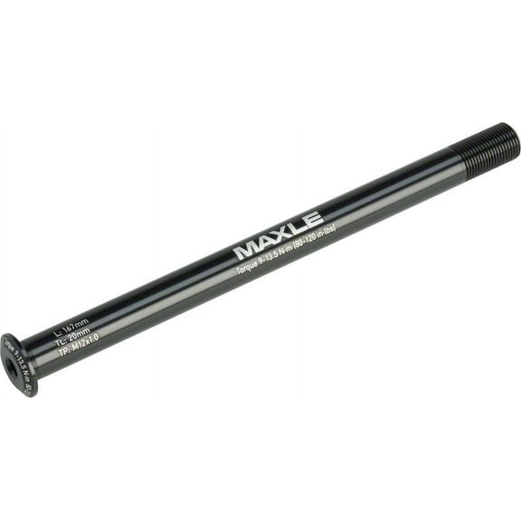 RockShox MAXLE STEALTH Thru Axle, Rear, 12x142mm TA, Length: 167mm, Thread Length: 20mm, Thread Pitch: M12x1.0, Santa