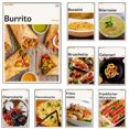 thumbnail image 2 of Pósteres de comida deliciosa, impresiones en lienzo, arte de pared, imagen para decoración de restaurantes, Bruschetta, Calamari, Jiaozi, Kung Pao, pollo, 2 of 5