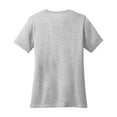 thumbnail image 5 of Port & Company Ladies Core Cotton V-Neck T-Shirt Ash Small, 5 of 5