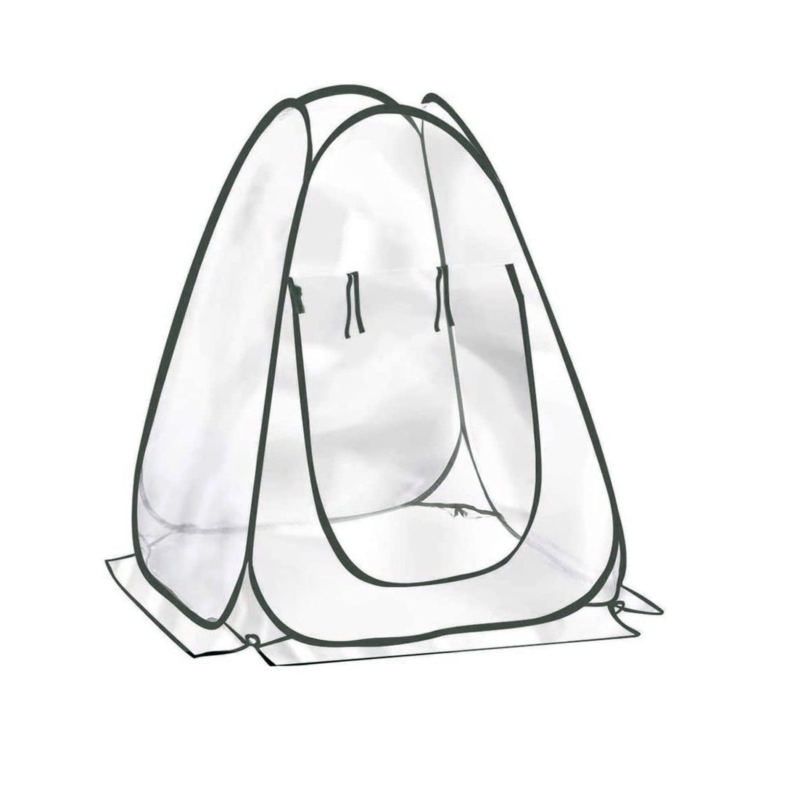 SIYTUAU Pop Up Greenhouse Overwintering Tent Mini For Plant Protection Winter 70X70X80Cm Green Oxford Pvc Build Green