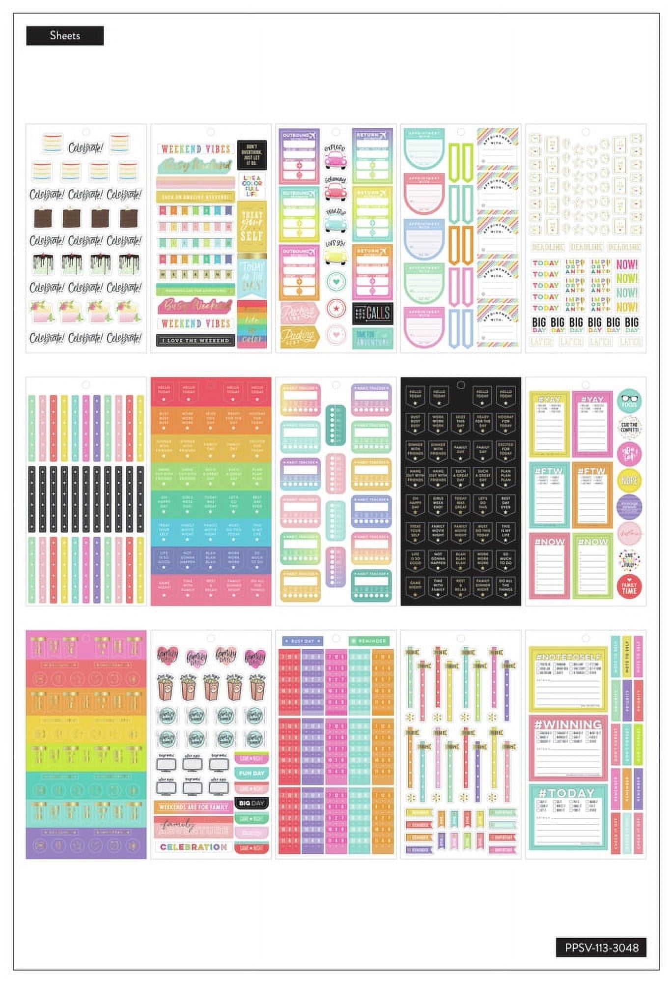 Happy Planner Sticker Value Pack-Planner Essentials, 1009/Pkg