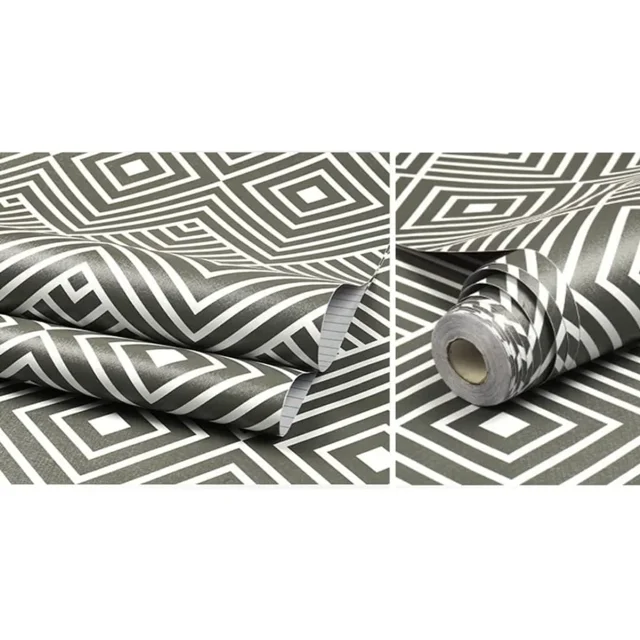 Rollo PAPEL TAPIZ Decorativo Adhesivo H&Jess Moderno 10m