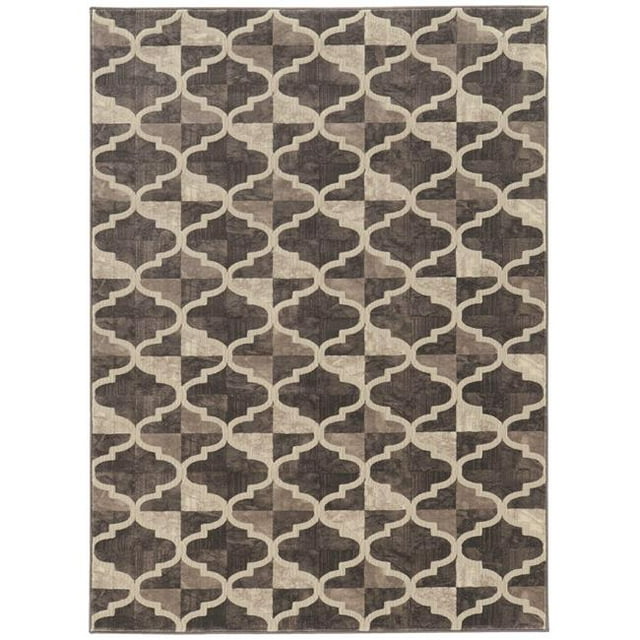 Radici 3793-1010-BROWN 3 ft.3 x 4 ft.11 Iseo Area Rug - Brown