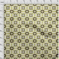thumbnail image 3 of oneOone Polyester Lycra Dark Olive Green Fabric Geometric Block Craft Projects Decor Fabric Printed By The Yard 56 Inch Wide, 3 of 4