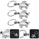 thumbnail image 5 of Llavero de tortuga de metal plateado, 3 piezas, llavero de animales marinos, dijes para bolso, llavero de tortuga de aleación, decoración para Navidad, mochila, teléfono, bolso, decoración d, 5 of 5