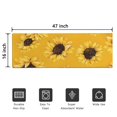 thumbnail image 5 of Yellow Sunflower Pattern Door Rugs,Washable Non Slip Door Mats Indoor,Decorative Door Mats,Entry Mat Indoor for Entrance,Bedroom,Kitchen,Bathroom,16"x47", 5 of 6