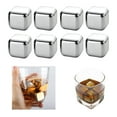 thumbnail image 2 of Glaçons en Acier Inoxydable Pierres de Refroidissement Réutilisables Whisky Vin Non Corrosif Garde Boisson Froide, 2 of 8