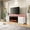 White,Black, variant on EROMMY 70" Fireplace TV Stand, Entertainment Center, TV Console, with 12 Flame Fireplace Insert Heater, for TVs up to 80" for Living Room