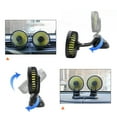 thumbnail image 4 of ✪ Adjustable Angle Dual Head USB Powered 3-Speed Adjustable Car Dashboard Cooling Air USB Fan for SUV Vehicles Home Office, 4 of 17