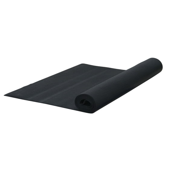 Fitness First Yoga Mat, Perfect for home or studio use; measuring at 68” long x 24” wide and 1/8” thick.