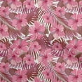thumbnail image 1 of oneOone Silk Tabby Pink Fabric Tropical Floral Sewing Craft Projects Fabric Prints By Yard 42 Inch Wide, 1 of 4