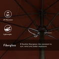 thumbnail image 3 of California Umbrella Venture 9' Bronze Market Umbrella in Terracotta, 3 of 5
