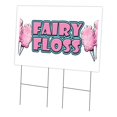 thumbnail image 1 of SignMission C-2436 Fairy Floss 24 x 36 in. Fairy Floss Yard Sign & Stake, 1 of 1