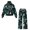 Blue Butterfly, variant on Chririnla Spandex Blend Women Two Piece Tracksuit for Weekend Jogging, Drawstring High Neck Wide Leg Women's Loungewear Set, Cowboy Horse Cactus Print