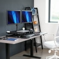 thumbnail image 3 of VIVO Black 32" Standing Desk Riser with Adjustable Dual 13" to 30" Monitor Mount, 3 of 9