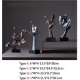 thumbnail image 3 of 1 pieza de decoración moderna, estatua, escultura de resina moderna, estatua, decoración de sala de estar, oficina, adorno artesanal creativo, 3 of 3