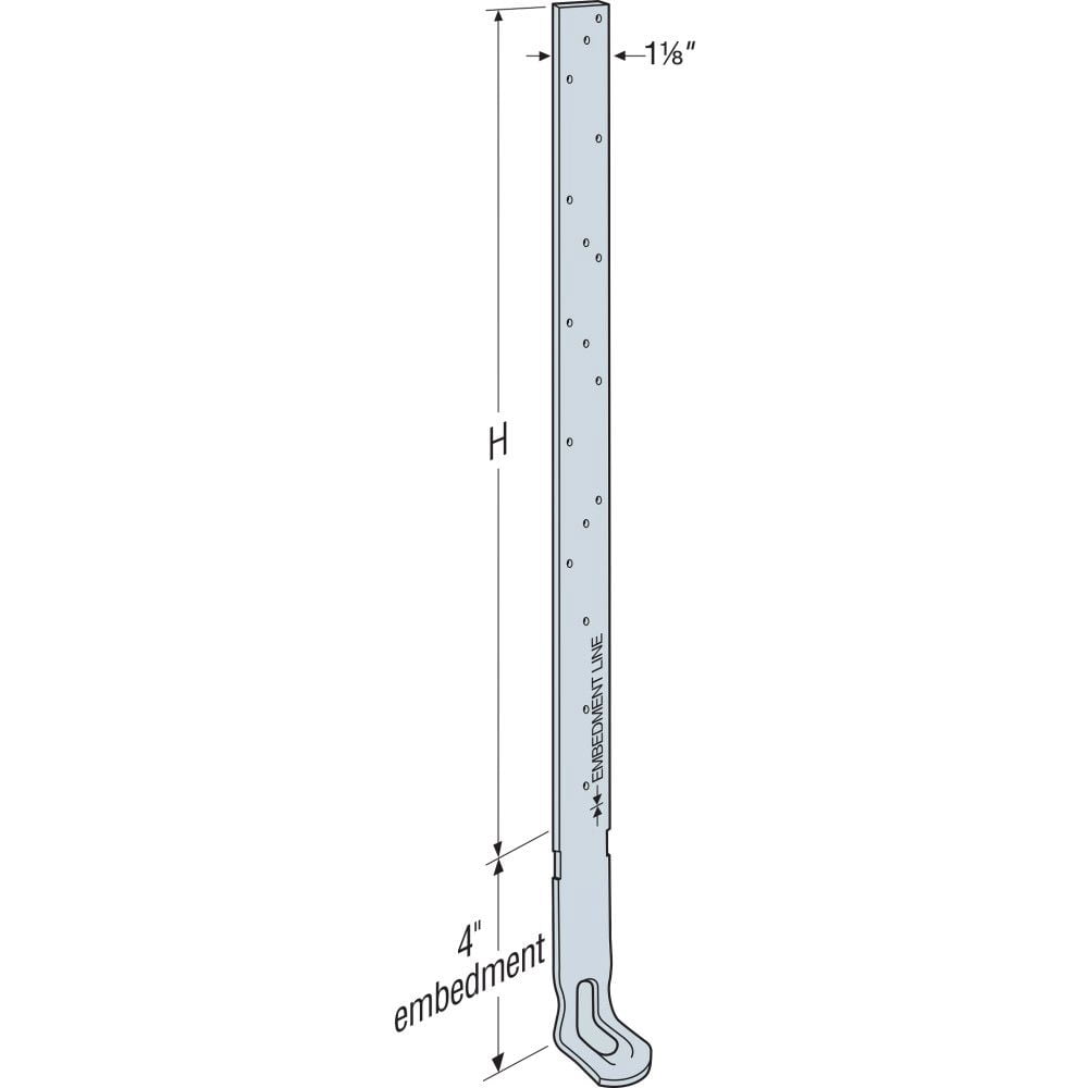 Simpson Strong Tie 16" HETA G Truss Anchor 50 Pack