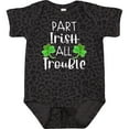 thumbnail image 3 of Inktastic Part Irish All Trouble St. Patrick's Day with Green Clovers Boys or Girls Baby Bodysuit, 3 of 5