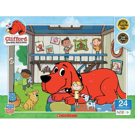 UPC: 0705988120091 | MasterPieces 24 Piece Jigsaw Puzzle – Clifford Doghouse – 19 x14