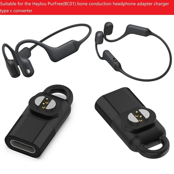 KOMI applies the Haylou PurFree(BC01) bone conduction headphone adapter charger type c converter