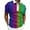 Blue, variant on FhsagQ Men's Shirts Men Shirts Super Fit Men'S Carnival 3D Fashion Printed Lapel Shirt Men's Shirts Tops Mens Tops Men Shirts Tops Cotton Purple S