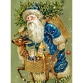 thumbnail image 2 of Wallach, Miriam and Ira D 12x14 Gold Ornate Wood Framed with Double Matting Museum Art Print Titled - A Merry Christmas, 2 of 4