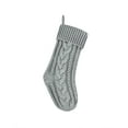thumbnail image 1 of Home Decor Knitted Gift Bag Decorative Socks Pendant Color Matching Increase Stitching Twist 46cm Socks, 1 of 3