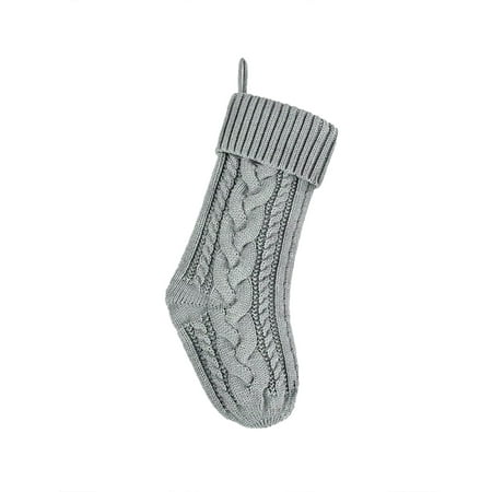 

Knitted Gift Bag Decorative Socks Pendant Color Matching Increase Stitching Twist 46cm Socks