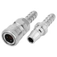 thumbnail image 3 of 20 piezas manguera neumática galvanizada de hierro acoplador rápido conector de compresor de aire accesorios para mangueras #2, 3 of 6