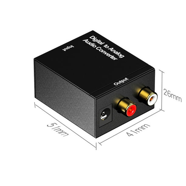 Convertisseur Audio Coaxial À Fibre Optique Vers Sortie Audio