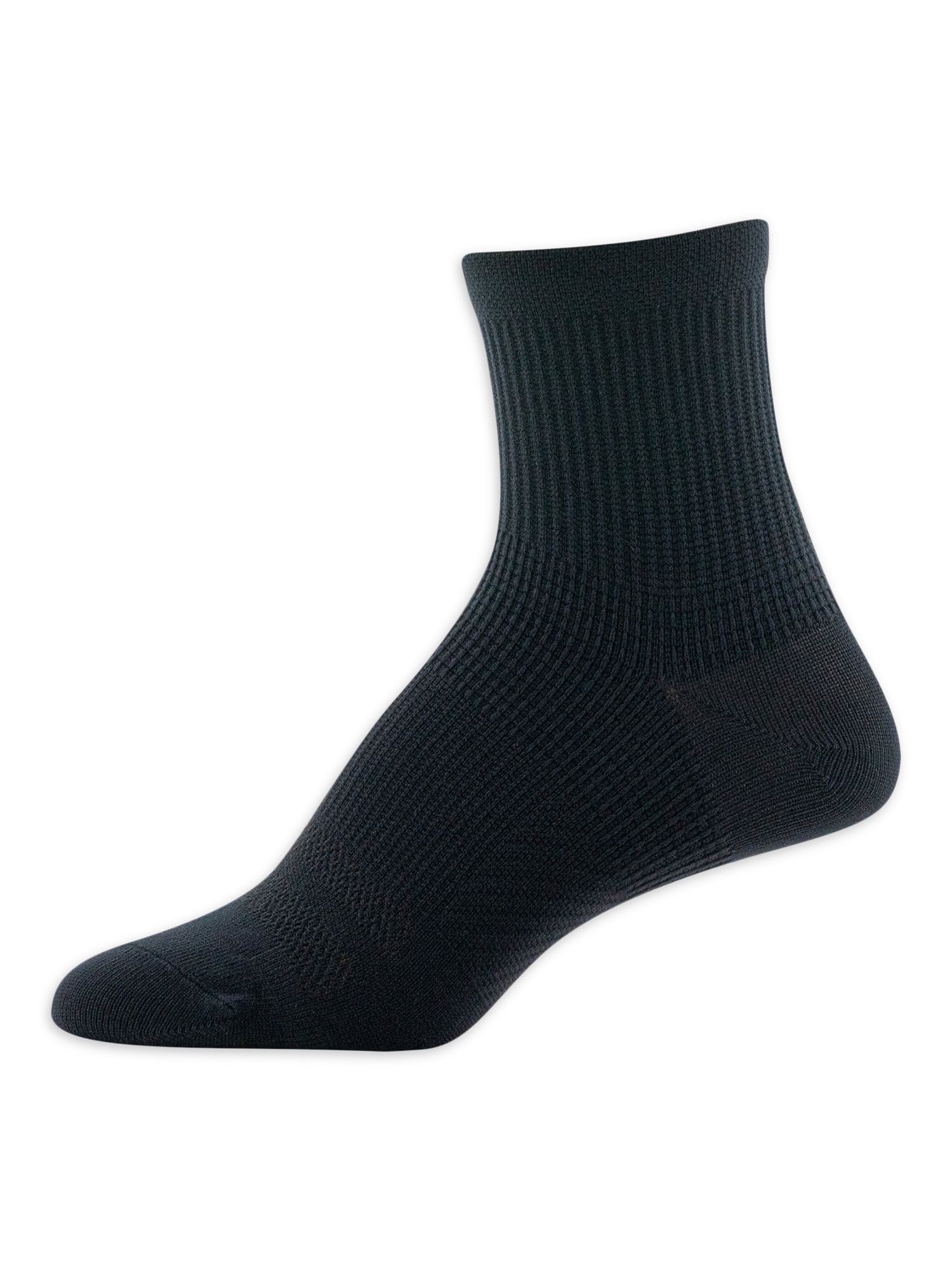 Peds Women's All Day Active Lightweight Nylon Ankle Socks, 6 Pairs