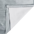 thumbnail image 6 of TWOPAGES Luxury Black Grommet 42 W X 102 L Inch Curtain 100% Dupioni Silk Light Filtering Drape for Bedroom, 1 Panel, Ice Blue, 6 of 6