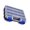 Blue, variant on Zorvai Double Side Tool Box Organizer Small Parts Storage Case Screw Tool Box