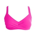 thumbnail image 4 of Womens Swimsuits Underwire Bikini Tops Push Up Swim Top Bra Padded Bathing Suit Top Swimsuit Tops Hot Pink XXL, 4 of 5
