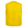 thumbnail image 6 of Toptie Adult Supermarket Volunteer Vest Travel Safari Multi-pocket Waistcoat-Yellow-XL, 6 of 9