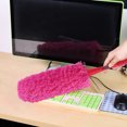 thumbnail image 4 of LYCAQL Flexible Microfiber Feather Duster 24.4 inch Brush Head with Hand-Grip Lightweight Attracts Dust Microfiber Feather Duster Washable Microfibre Cleaning Tool for Cleaning Office Furniture Sofa, 4 of 6