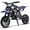 Blue, variant on 50cc dirt bike, Perfect Starter Kids Dirt Bike for adventure,Sturdy Gas Dirt Bike for Beginner 42×28×28in,2-Stroke,Red