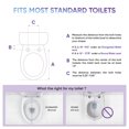 thumbnail image 5 of Liba Dual Nozzle Non-Electric Bidet Toilet Seat, Bidet Attachment for Elongated Toilet, Self-Cleaning, Feminine & Posterior, 5 of 5