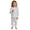 AA-#White380, variant on WOYY DIY Hand Painted Pajamas for Girls Boys Long Sleeve Sleepwear Pants Set, Sizes 2-10