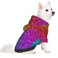 thumbnail image 2 of JUNZAN Dog Hoodie Puppy Sweater Sweatshirt,Cold Weather Coat Pet Clothes for Dog Cat-Colorful Glitter, 2 of 7