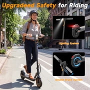ALLOWEEK AW01L Electric Scooter for Adults, 350W Motor, 23-mile Long Range, 8.5 Solid Tires, Aluminum Frame Foldable Commuting E-Scooter