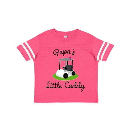 

Inktastic Papa Little Golf Caddy Gift Toddler Boy or Toddler Girl T-Shirt