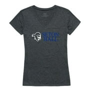 W Republic 529-147-HCH-05 Seton Hall University Women Institutional T-Shirt, Heather Charcoal - 2XL