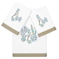 thumbnail image 5 of Authentic Hotel and Spa  Turkish Cotton Aaron 3PC Embellished Towel Set White, 5 of 5
