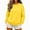 Yellow-01, variant on DISKEBUISS Women's Crew Neck Sweatshirt Long Sleeve Oversized Pullover Top for Fall Winter Casual Solid Shirt