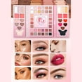 thumbnail image 4 of 54 Colors Makeup Palette Set Pearlescent Matte High Gloss, Multifunctional Eyeshadow Blush Highlighter with Lip Brush, All-in-One Cosmetic Eye Tray for Daily and Professional Makeup, 4 of 9
