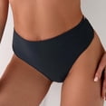thumbnail image 6 of QTBIUQ Womens Bikini Swim Thong Bottom Briefs Cross Straps Behind Solid Color High Cut Swimwear Swimsuit Bottoms, 6 of 6