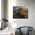 thumbnail image 3 of Nawypu Frogs And Mushrooms Canvas Posters And Prints Wall Art Paintings Suitable for Living Room Wall Decor Canvas Painting Wall Art Poster for Bedroom Living Room Decor, 3 of 4